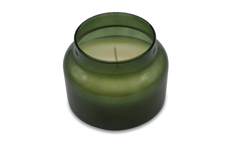 Świeca zapachowa w szkle Heaven, ciemny zielony