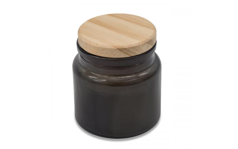 Świeca zapachowa w szkle Lemora, grafitowy