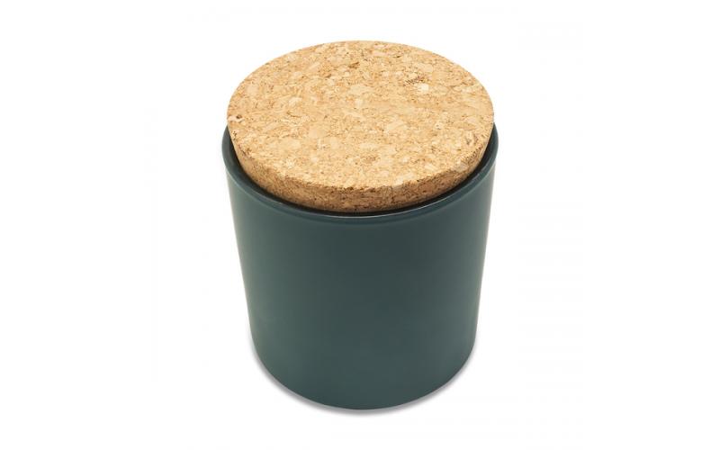 Świeca zapachowa Citrona, ciemny zielony