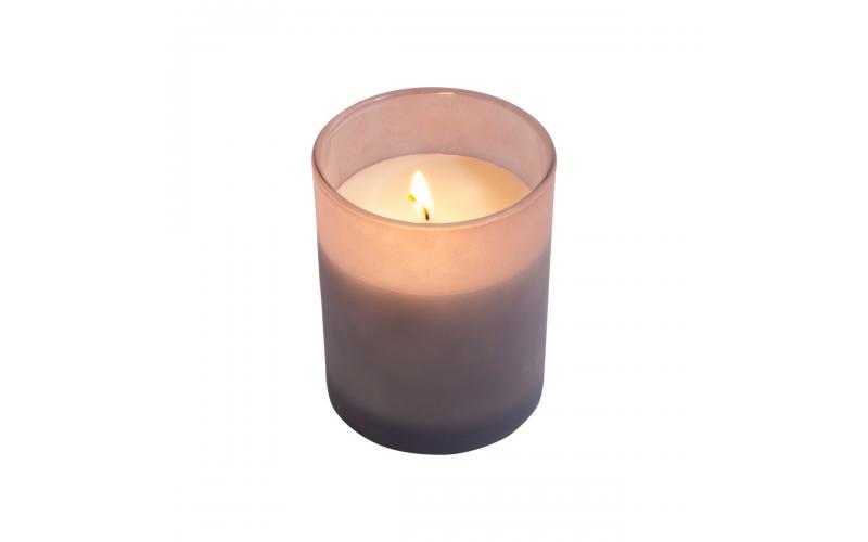 Świeczka zapachowa, szary