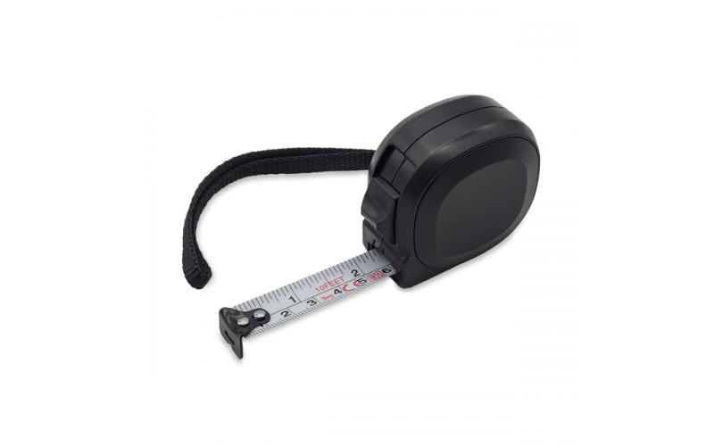 Miara zwijana 3 m Matrix, czarny