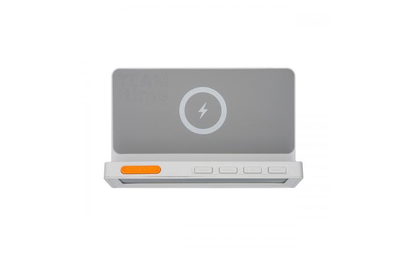 Ładowarka ze stacją pogodową Interio, biały