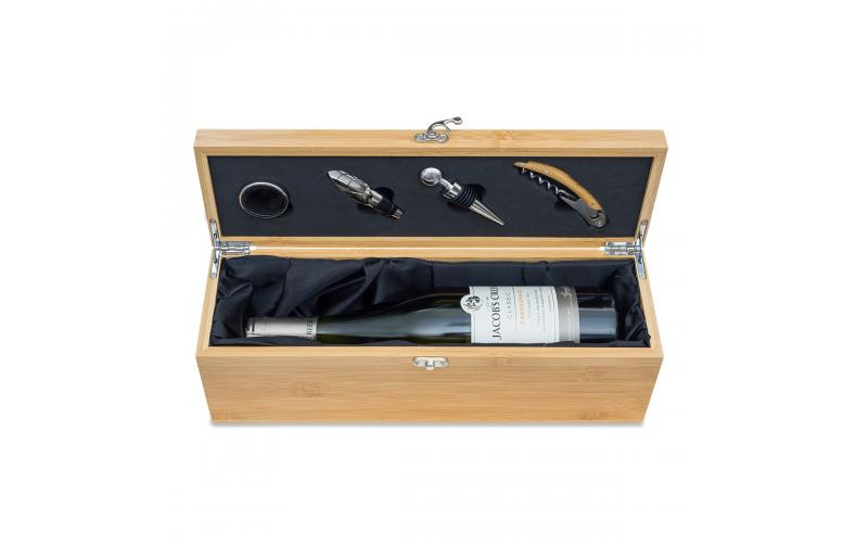 Skrzynka na wino z akcesoriami Garda, beżowy