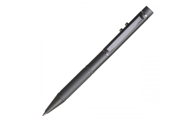 Długopis ze wskaźnikiem laserowym Stellar, grafitowy