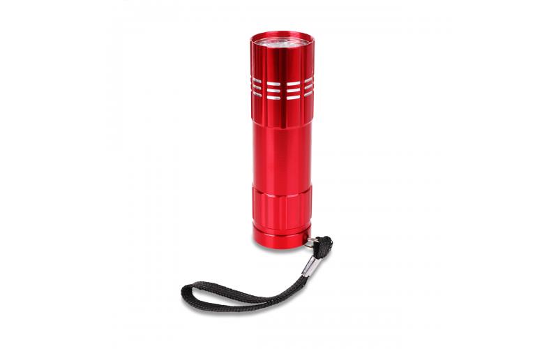 Latarka LED Jewel, czerwony