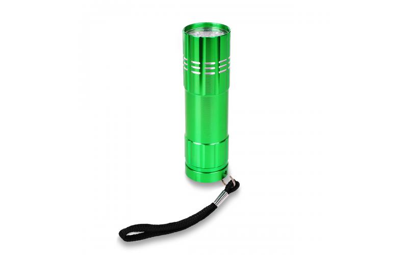 Latarka LED Jewel, jasny zielony