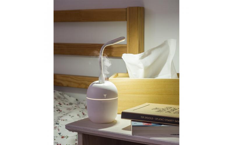 Nawilżacz z lampką Misty, biały