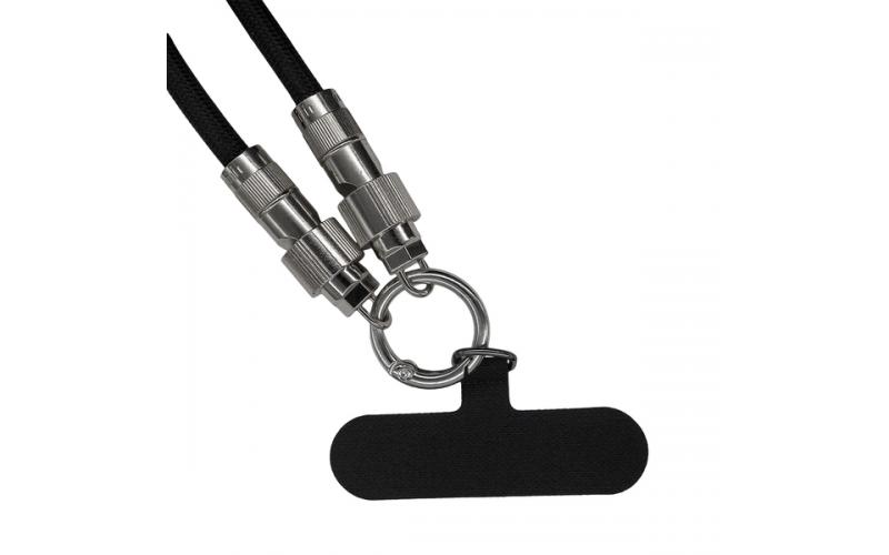 Smycz do telefonu z funkcją ładowania 60W Tavo, czarny