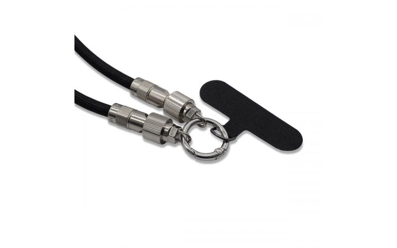 Smycz do telefonu z funkcją ładowania 60W Tavo, czarny