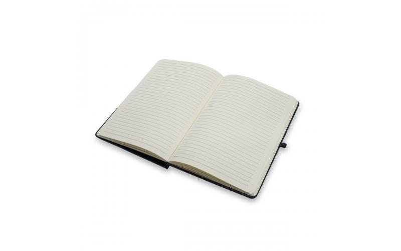 Zestaw notes z długopisem Fold, czarny