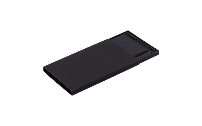 Zestaw notes z długopisem Abrantes, czarny