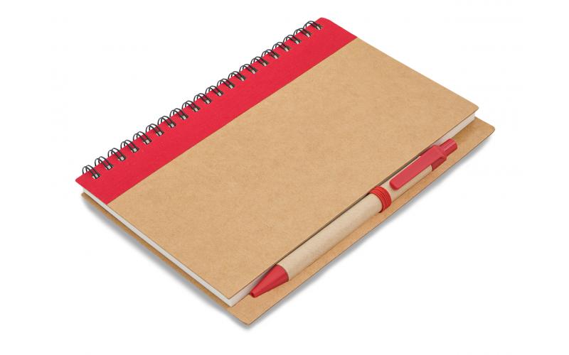 Notes z długopisem Dalvik, czerwony