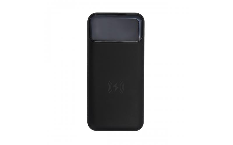 Power bank 20000 mAh z ładowarką indukcyjną Supremi, czarny