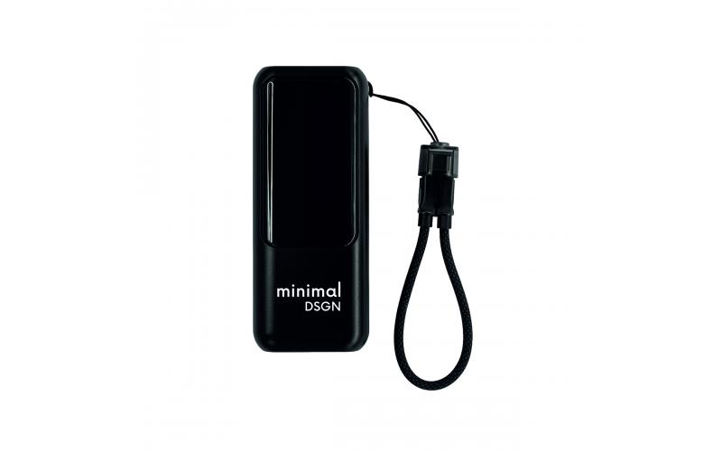 Power bank 10000 mAh 22,5W Flexipower, czarny