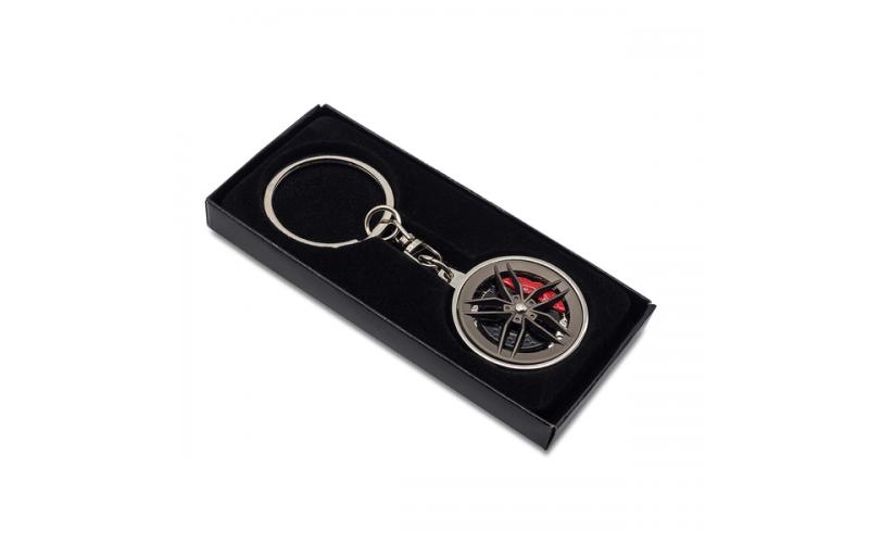 Brelok motoryzacyjny Rotor, srebrny