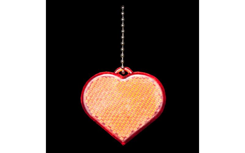 Zawieszka Heart Reflect, czerwony