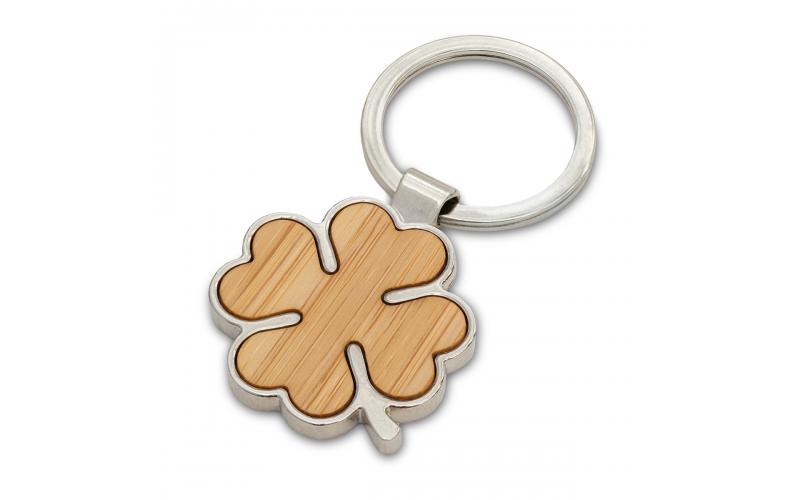 Brelok koniczyna Bray, brązowy