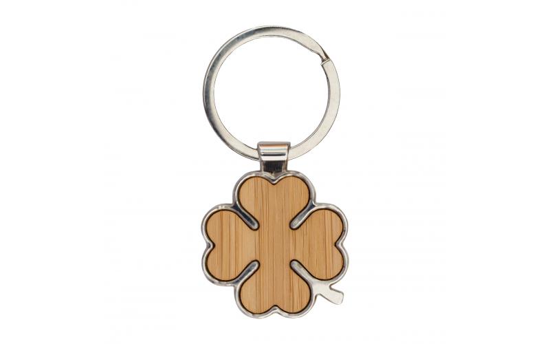 Brelok koniczyna Bray, brązowy