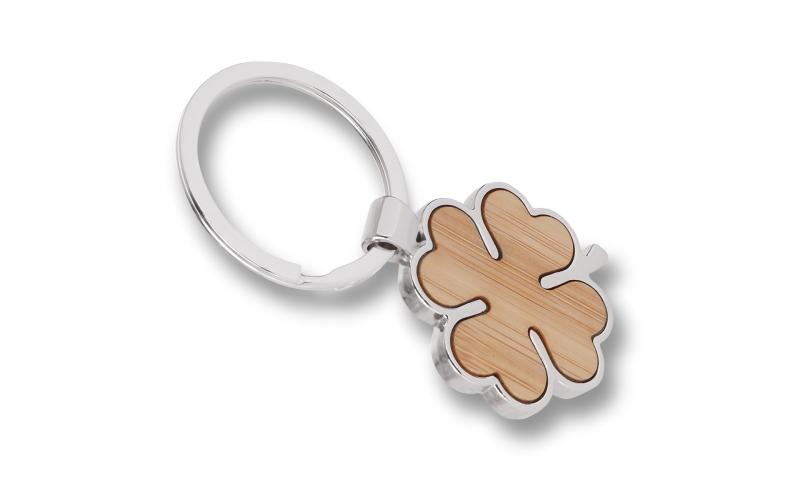 Brelok koniczyna Bray, brązowy