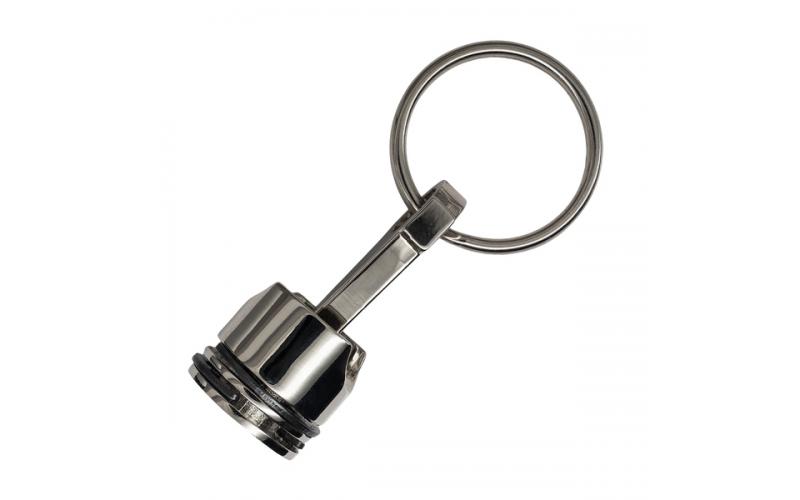 Brelok metalowy Piston, srebrny
