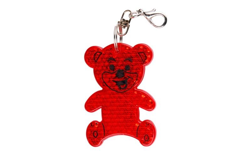 Brelok Teddy, czerwony
