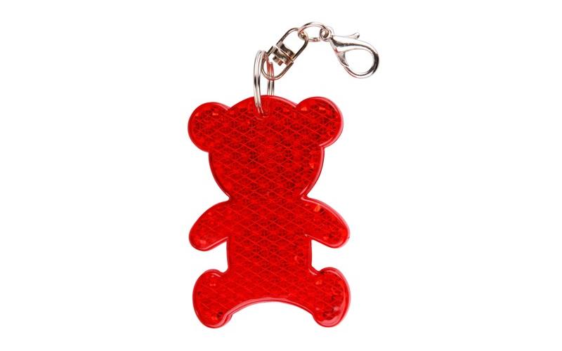 Brelok Teddy, czerwony