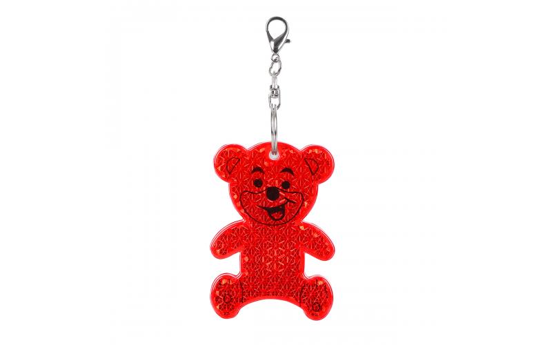 Brelok Teddy, czerwony