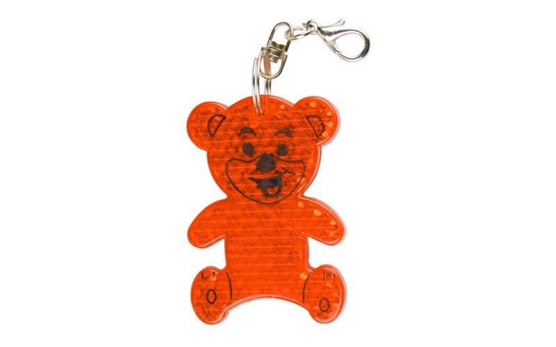 Brelok Teddy, pomarańczowy
