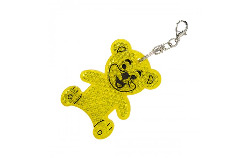 Brelok Teddy, żółty jasny