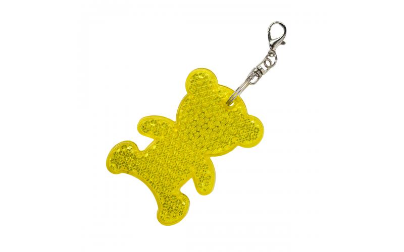 Brelok Teddy, żółty jasny