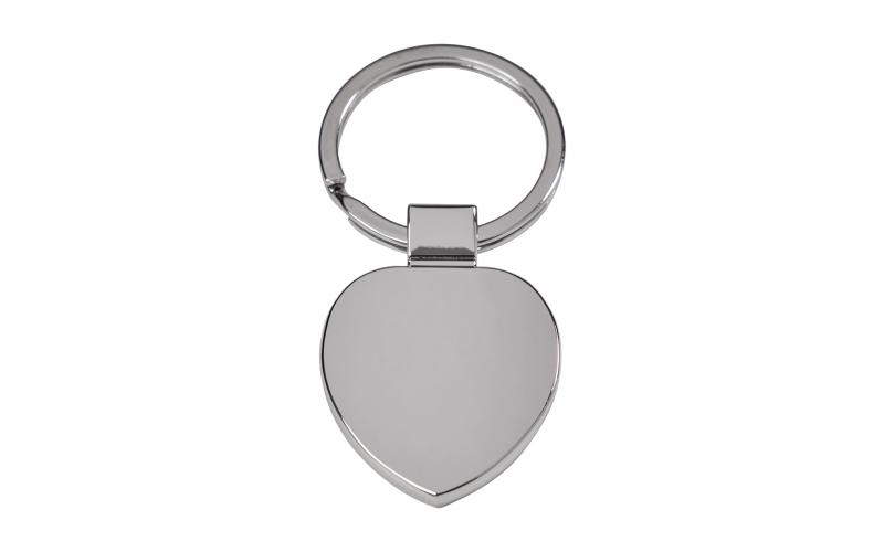 Brelok metalowy Stout Heart, srebrny