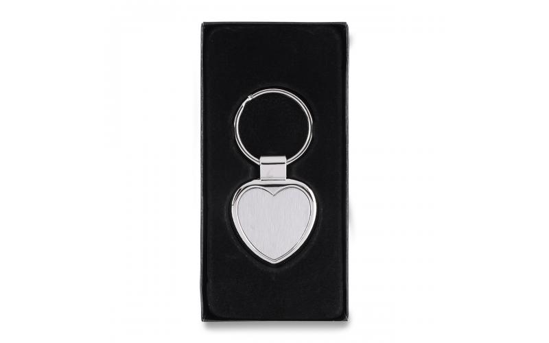 Brelok metalowy Stout Heart, srebrny