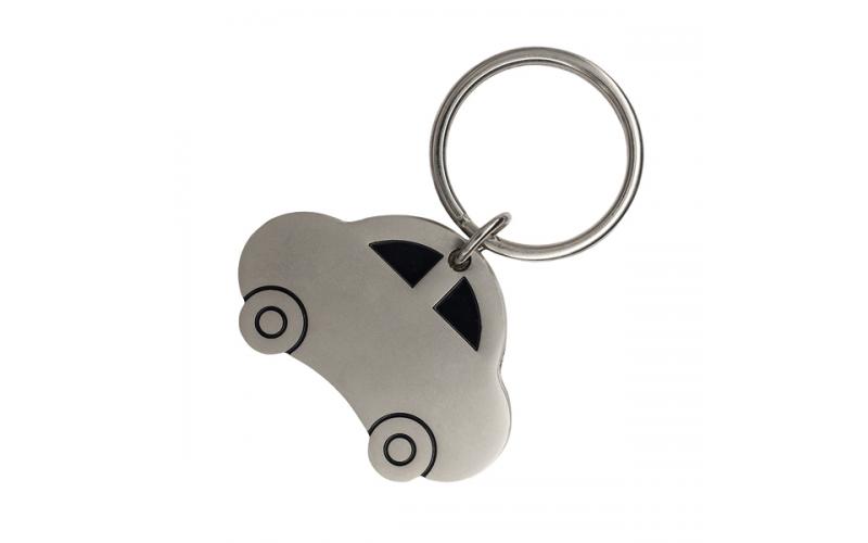 Brelok metalowy Auto, srebrny