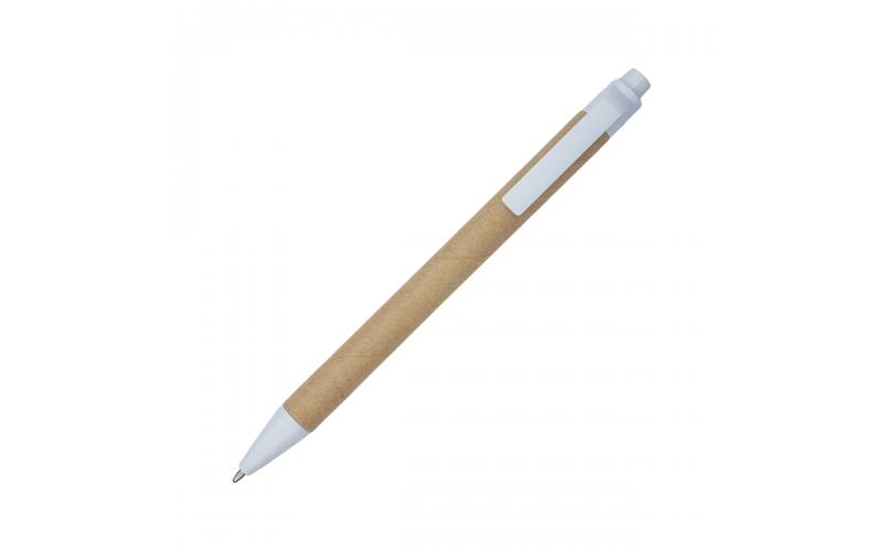 Długopis Mixy, biały/brązowy