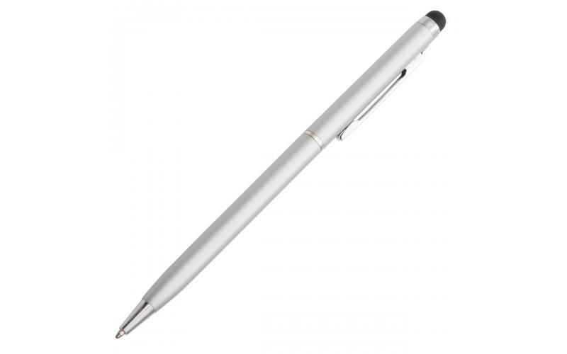 Długopis aluminiowy Touch Tip, srebrny