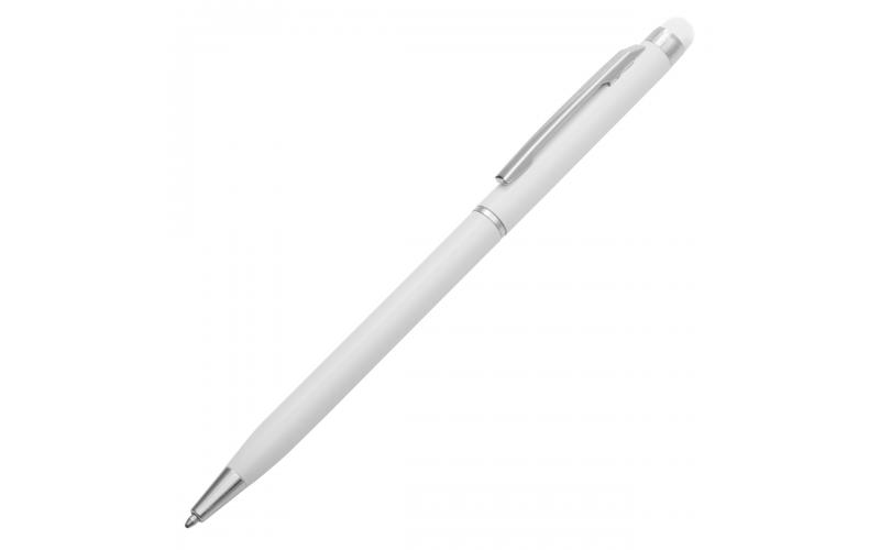 Długopis aluminiowy Touch Tip, biały