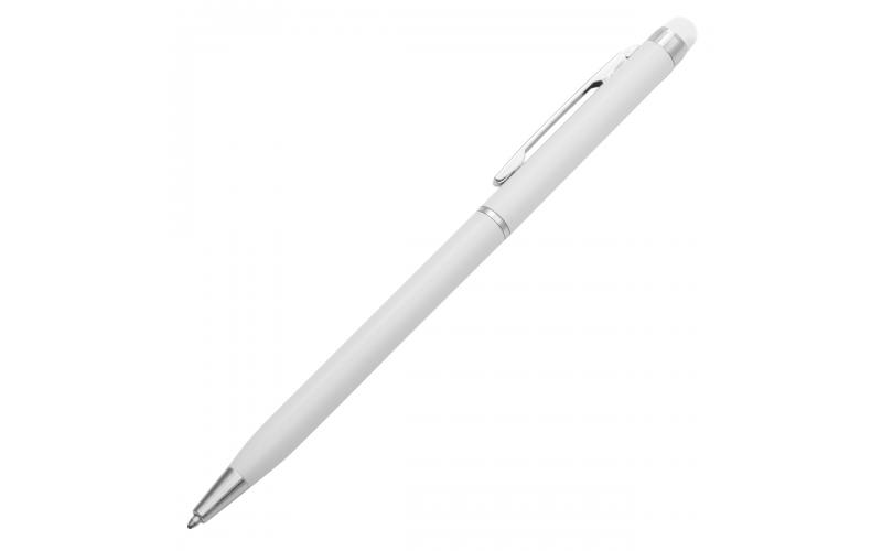 Długopis aluminiowy Touch Tip, biały