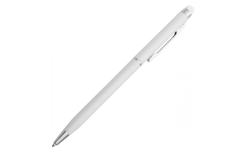Długopis aluminiowy Touch Tip, biały