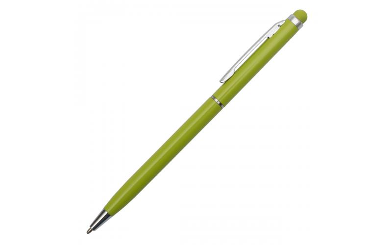 Długopis aluminiowy Touch Tip, jasny zielony
