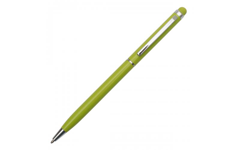 Długopis aluminiowy Touch Tip, jasny zielony