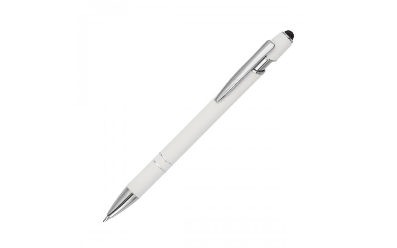 Długopis aluminiowy Softano, biały
