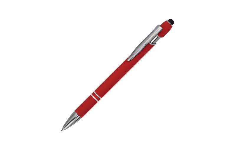 Długopis aluminiowy Softano, czerwony
