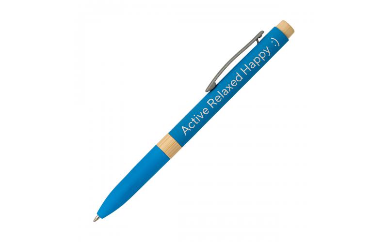 Długopis aluminiowy Khosa, jasny niebieski