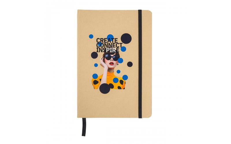 Notatnik 145x210/80k kratka Simply, czarny