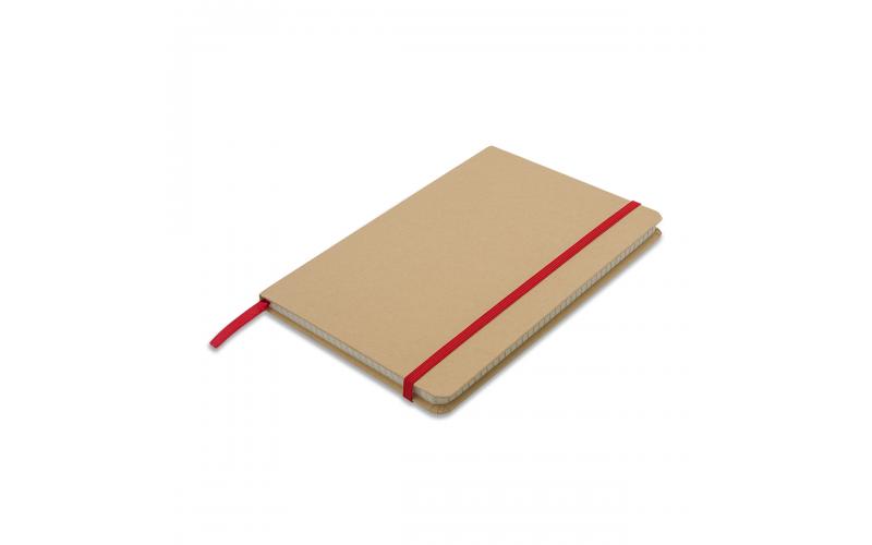 Notatnik 145x210/80k kratka Simply, czerwony