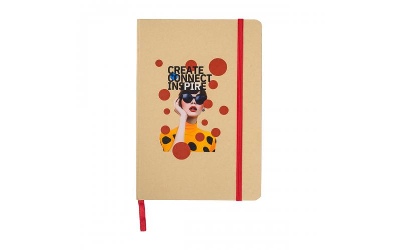 Notatnik 145x210/80k kratka Simply, czerwony