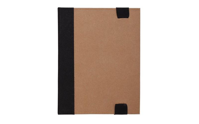 Notes memo 100x180/70k linia Kraft Paper, czarny/beżowy