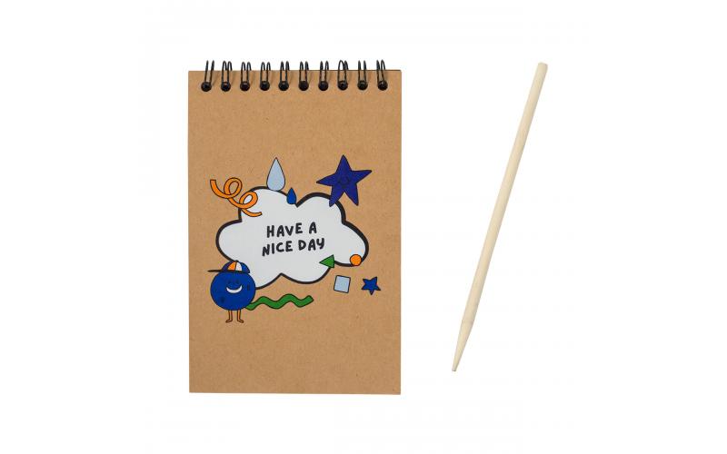 Notes zdrapywanka Spili, beżowy