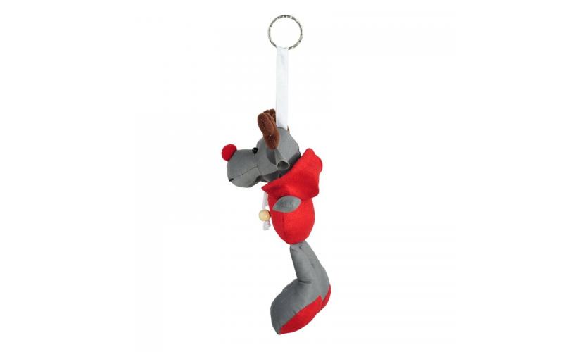 Brelok Reindeer, szary/czerwony