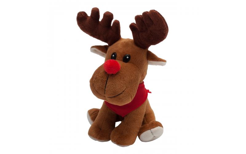 Maskotka Happy Reindeer, brązowy